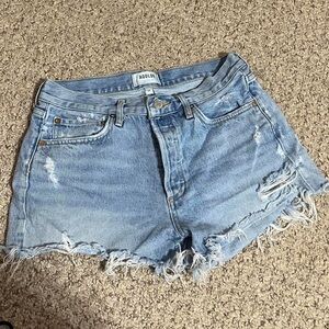 AGOLDE Parker short in light wash